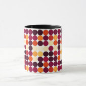 Meerkleurige cirkels mok (Midden)