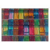 Meerkleurige details van het bedrijfsgebouw snijplank (Voorkant)