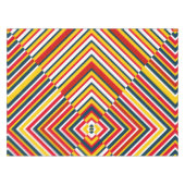 Meerkleurige diagonale strepen tafelkleed (Voorkant (Horizontaal))