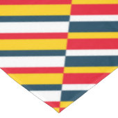 Meerkleurige diagonale strepen tafelkleed (Gekanteld)