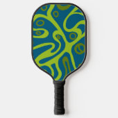 meerkleurige doedels pickleball paddle (Voorkant)
