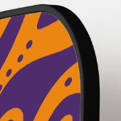 meerkleurige doedels pickleball paddle (Links Detail)
