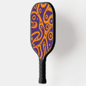 meerkleurige doedels pickleball paddle (Links)