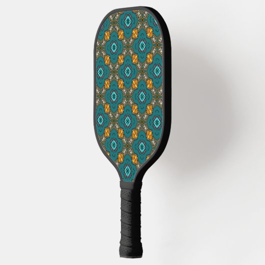 meerkleurige doedels pickleball paddle (Links)