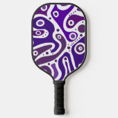 meerkleurige doedels pickleball paddle (Voorkant)