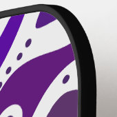 meerkleurige doedels pickleball paddle (Links Detail)