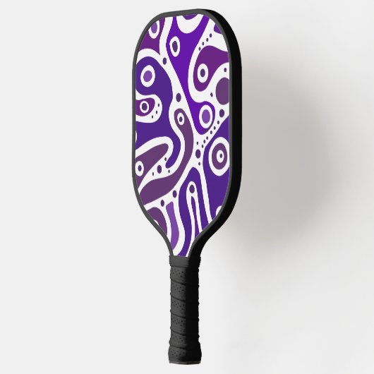 meerkleurige doedels pickleball paddle (Links)