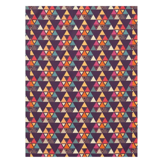 Meerkleurige driehoek vormen snijplank tafelkleed (Voorkant)