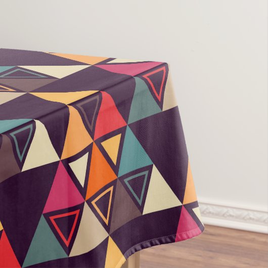 Meerkleurige driehoek vormen snijplank tafelkleed (Voorbeeld)