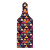 Meerkleurige driehoeksvormen snijplank (Voorkant)