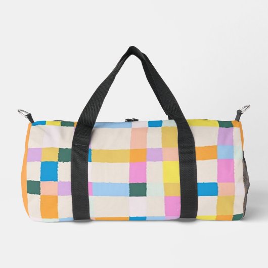 Meerkleurige dubbelzijdige print plunjezak (Voorkant)