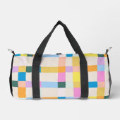 Meerkleurige dubbelzijdige print plunjezak (Voorkant)