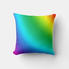 Meerkleurige en kleurrijke kleurspatlap kussen