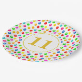 Meerkleurige feestballonnen Bord op basis van dagp (Gekanteld)