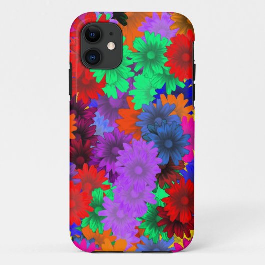 Meerkleurige floraal Case-Mate iPhone case (Achterkant)
