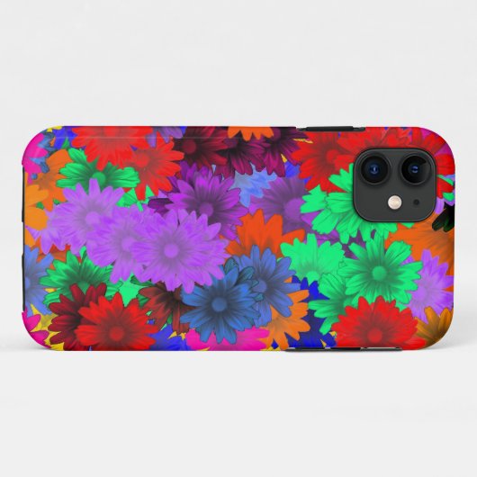 Meerkleurige floraal Case-Mate iPhone case (Achterkant (horizontaal))