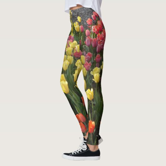 Meerkleurige Floral-Leggings Leggings (Links)