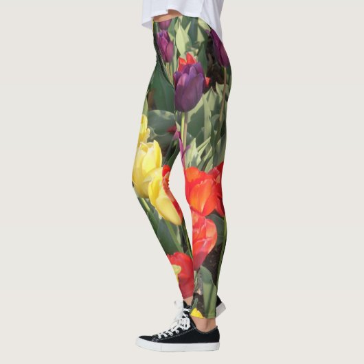 Meerkleurige Floral-Leggings Leggings (Links)
