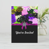 Meerkleurige florale oplossing kaart (Staand voorkant)