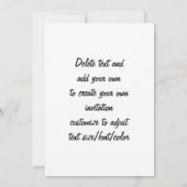 Meerkleurige florale oplossing kaart (Achterkant)