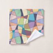 Meerkleurige, gebatterde keukenreeks voor de slage bad handdoek (Wasdoekje)