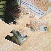 Meerkleurige geborduurde Kussens Legpuzzel (Zijkant)