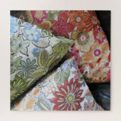 Meerkleurige geborduurde Kussens Legpuzzel (Horizontaal)