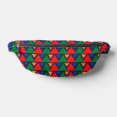 Meerkleurige geometrische Fanny Pack Heuptasje (Liggend)