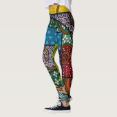 Meerkleurige geometrische Leggings van Laurie (Links)