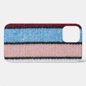 Meerkleurige gestreepte wol: weefselstructuur. Case-Mate iPhone case (Achterkant (horizontaal))