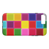 Meerkleurige Girly iPhone 7 Plus, stoer Hoesje (Achterkant (Horizontaal))