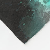 meerkleurige gitaar fleece deken (Hoek)