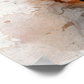 meerkleurige gitaar poster (Hoek)