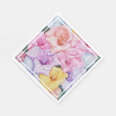 Meerkleurige Gladiola Bloemen Party Servet (Hoek)