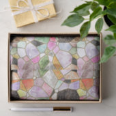 Meerkleurige Glas in lood mozaïekontkoppeling Tissuepapier (Geschenk)