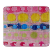 meerkleurige glassnijplank snijplank (Voorkant)