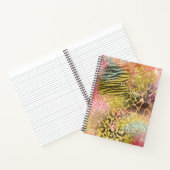 Meerkleurige Glitter Animal Print Notitieboek (Binnen)