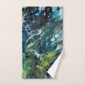 Meerkleurige handdoeken. Abstract patroon. Anetka Bad Handdoek (Handdoek)