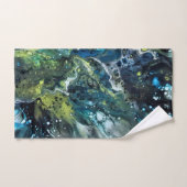 Meerkleurige handdoeken. Abstract patroon. Anetka Bad Handdoek (Handdoek)