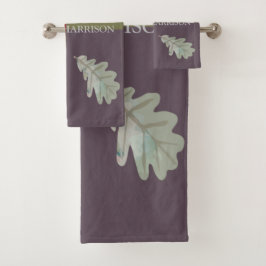 Meerkleurige handdoekset bad handdoek