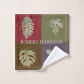 Meerkleurige handdoekset bad handdoek (Wasdoekje)