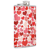 Meerkleurige harten Patroon-20367 Heupfles (Rechts)