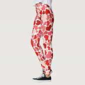 Meerkleurige harten Patroon-20367 Leggings (Links)