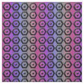 Meerkleurige Hexagon Cotton Fabric Stof (Swatch)