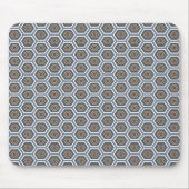 Meerkleurige hexagonen. Honeycomb Mesh Pattern. Muismat (Voorkant)