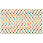 Meerkleurige honden patroon tafelkleed (Voorkant (Horizontaal))