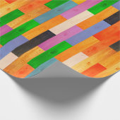 Meerkleurige houten textuur. Parket van hout m Cadeaupapier (Hoek)