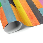 Meerkleurige houten textuur. Parket van hout m Cadeaupapier (Rol Hoek)