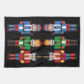 Meerkleurige kerstbont theedoek (Horizontaal)