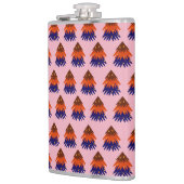 Meerkleurige kerstboom - erlenmeyer heupfles (Links)